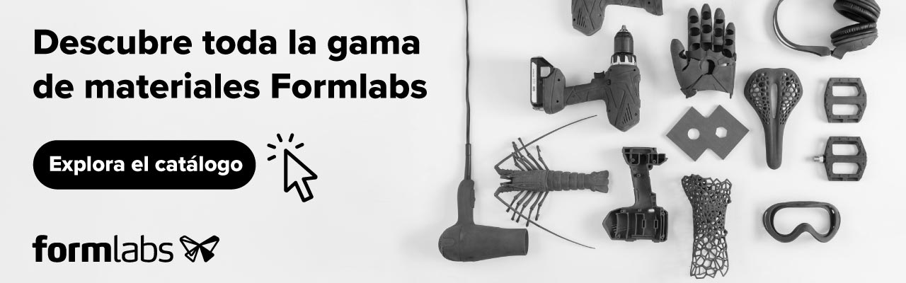 impresora 3D Formlabs Materiales